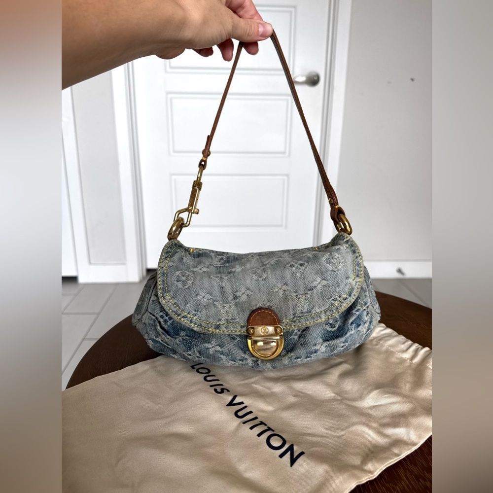 Louis Vuitton Denim Mini Pleaty Bag